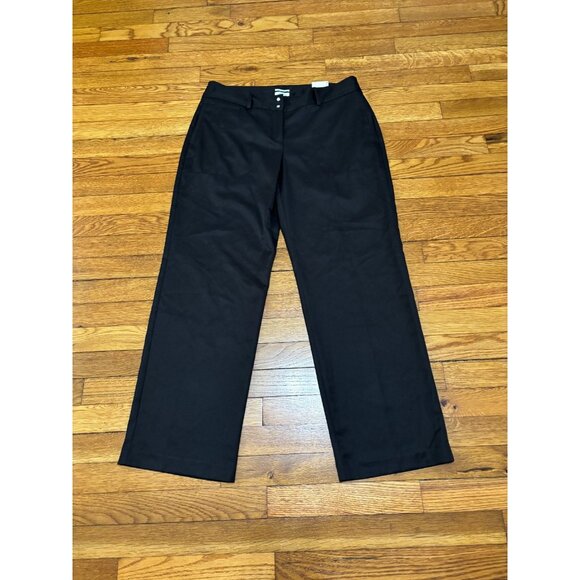 Izod XFG Womens Golf Pants Size 10 Black Stretch Microfiber UPF 50 NWT $72 - Picture 8 of 14